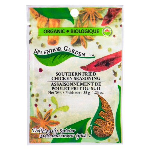 Splendor Garden Organic Seasoning Southern Fried Chicken 35 g
