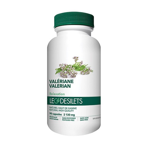 Léo Désilets Valerian Relaxation Capsules 90 Count
