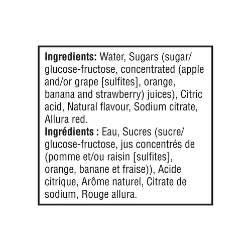 Allen's Strawberry Banana Cocktail 8 x 200 ml