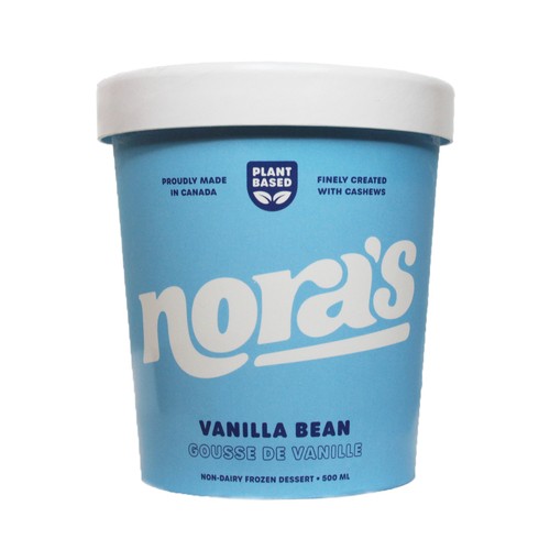 Nora's Non-Dairy Frozen Dessert Vanilla Bean 500 ml