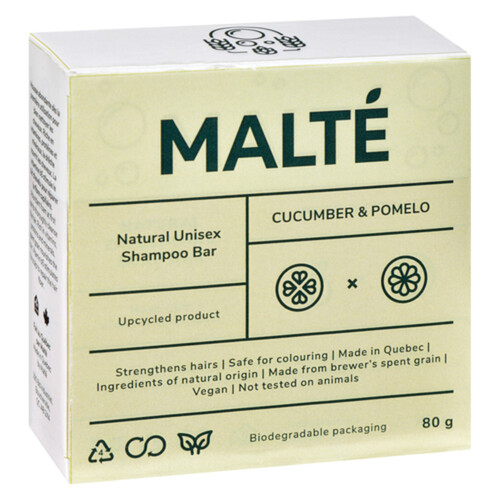 Malté Shampoo Bar Natural 80 g