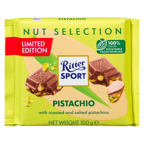 Ritter Sport Nut Selection Limited Edition Pistachio 100 g