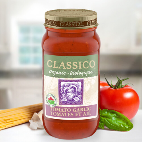 Classico Organic Pasta Sauce Tomato Garlic 650 ml