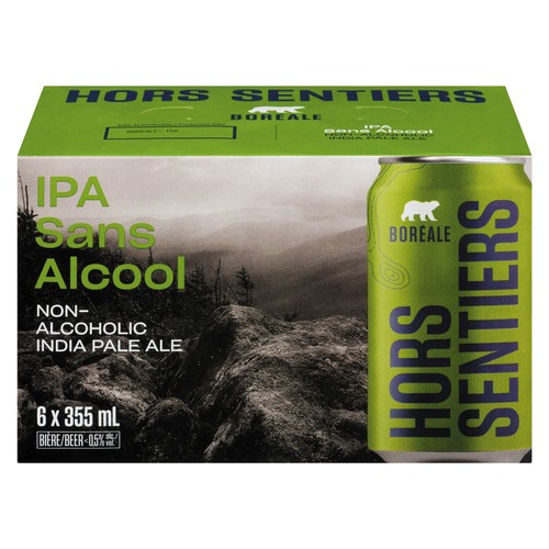 Boreale Non Alcoholic Beer Blonde IPA 6 x 355 ml (cans)