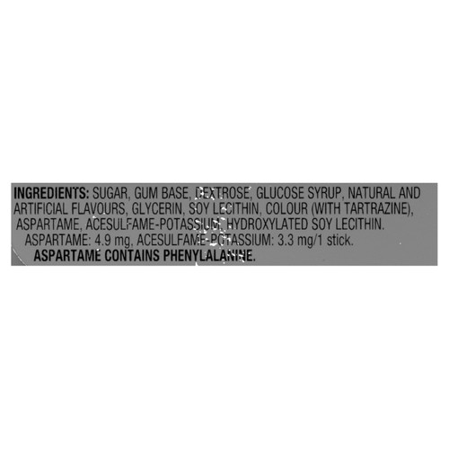 Juicy Fruit Fruit Chewing Gum 15 Sticks 1 Pack
