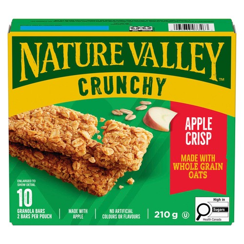 Nature Valley Crunchy Granola Bars Apple Crisp 10 x 21 g