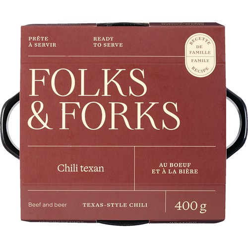 Folks & Forks Chili Texas Style Beef And Beer 400 ml