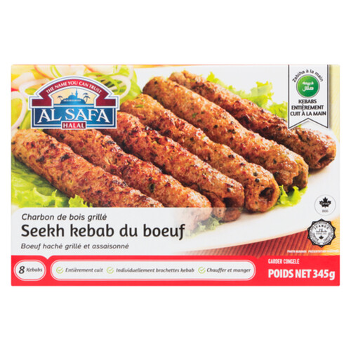 Al Safa Halal Frozen Beef Seekh Kebab 345 g