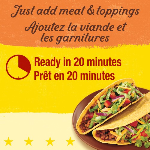 Old El Paso Dinner Kit Hard Taco 250 g