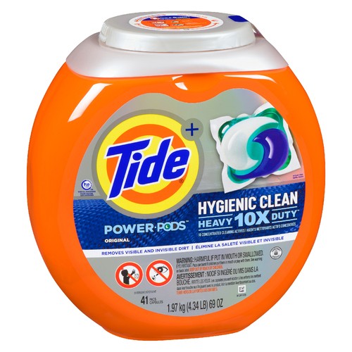 Tide Liquid Laundry Detergent Power Pods Heavy Duty Original 1.97 kg