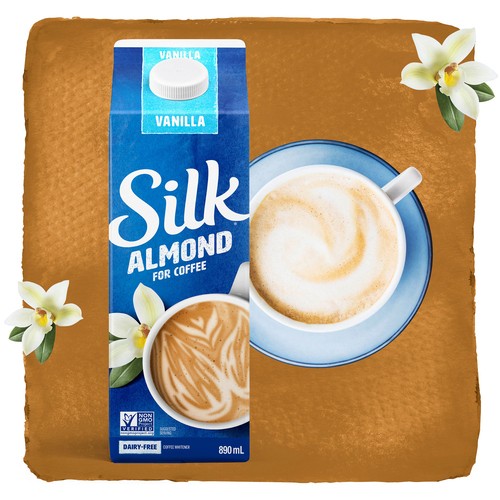 Silk Dairy-Free Almond Coffee Creamer Vanilla 890 ml