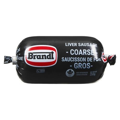 Brandt Gluten-Free Coarse Liver Sausage Chub 250 g