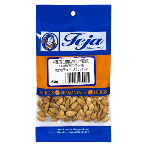 Teja Whole Green Cardamon 50 g
