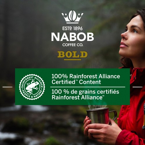 Nabob Ground Coffee Full City Dark Bold Roast 340 g