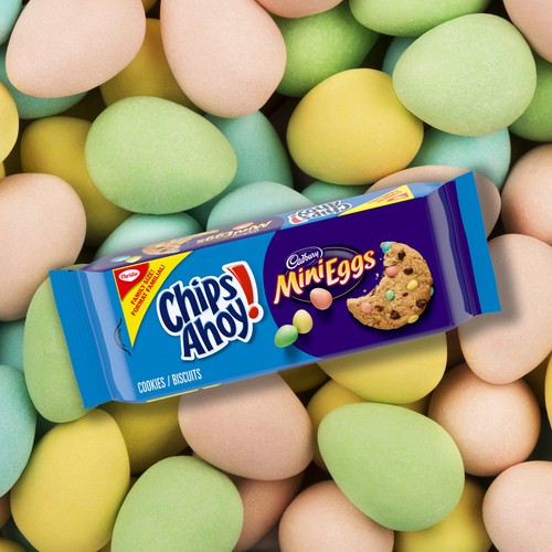 Christie Chips Ahoy! Cadbury Mini Eggs Cookies Family Size 460 g