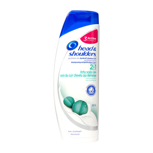 Head & Shoulders 2 In 1 Shampoo And Conditioner Itchy Scalp Care With Eucalyptus 400 ml