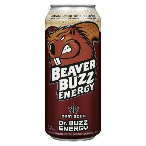 Beaver Buzz Energy Caffeinated Energy Dr Buss 473 ml