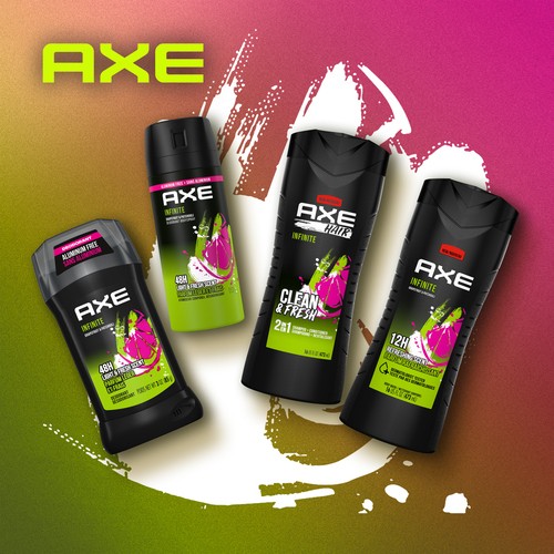AXE Hair Infinite 2 In 1 Shampoo + Conditioner Clean & Fresh 473 ml
