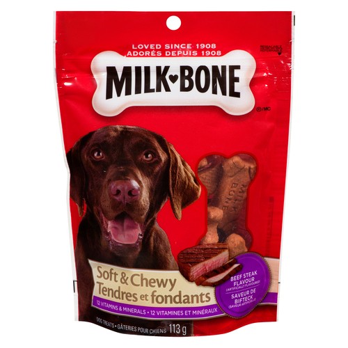Milk-Bone Dog Treats Beef Steaks 113 g