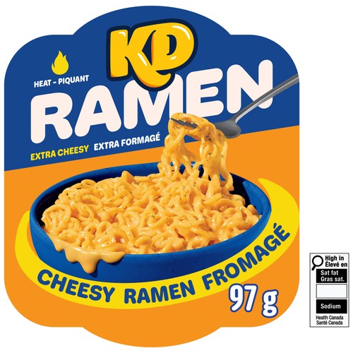 Kraft Dinner Cheesy Ramen Mild Extra Cheesy 97 g