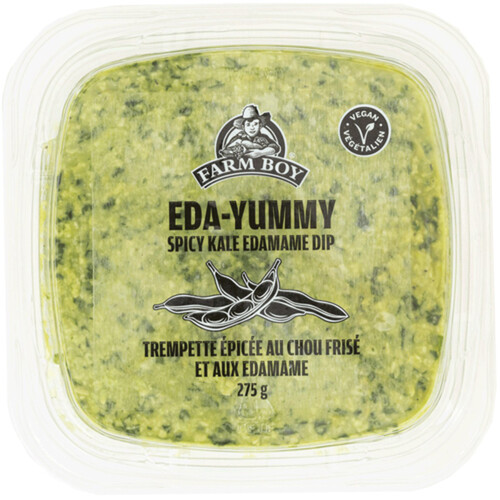 Farm Boy Eda-Yummy Dip Spicy Kale Edamame 275 g