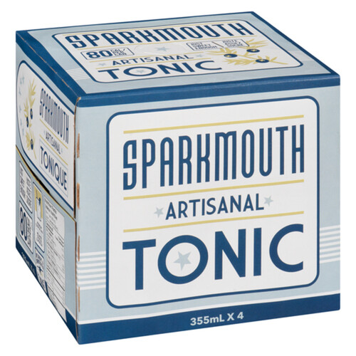 Sparkmouth Artisanal Dry Tonic 4 x 355 ml (cans)