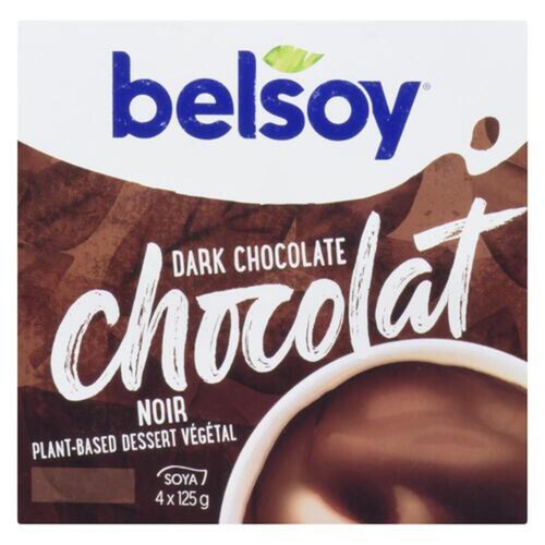 Belsoy Gluten-Free Dessert Dark Chocolate 4 x 125 g