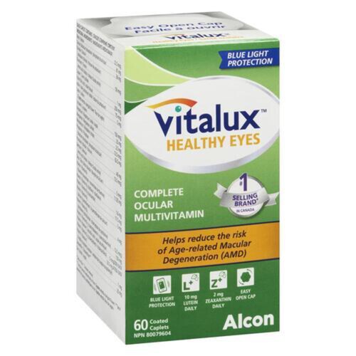 Vitalux Healthy Eyes Multivitamins Coated Caplets 60 Count
