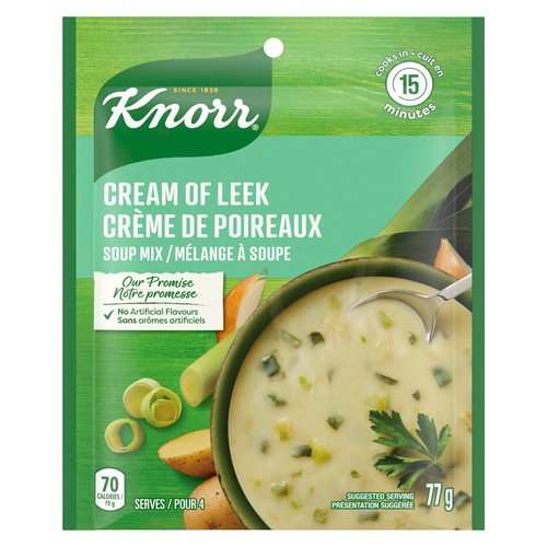 Knorr Mélange à soupe crème de poireau 77 g
