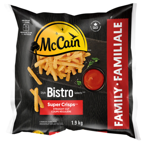 McCain Bistro Selects Super Crisps Straight Cut French Fries 1.9kg