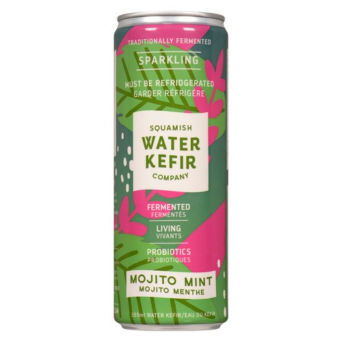 Squamish Water Kefir Company Sparkling Kefir Water Mojito Mint 355 ml (can)