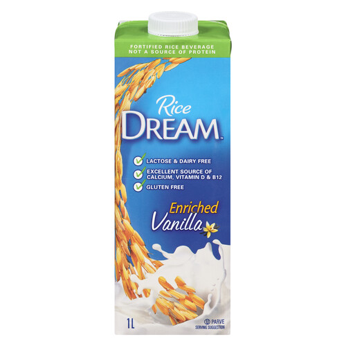 Dream Gluten-Free Enriched Rice Beverage Vanilla 1 L