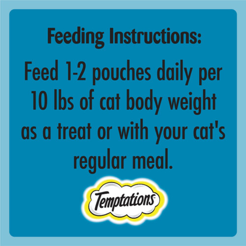 Temptations Cat Treats Creamy Puree With Tuna 4 Pouches x 12 g