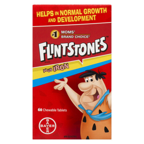 Flinstones Multivitamin Plus Iron 60 Count