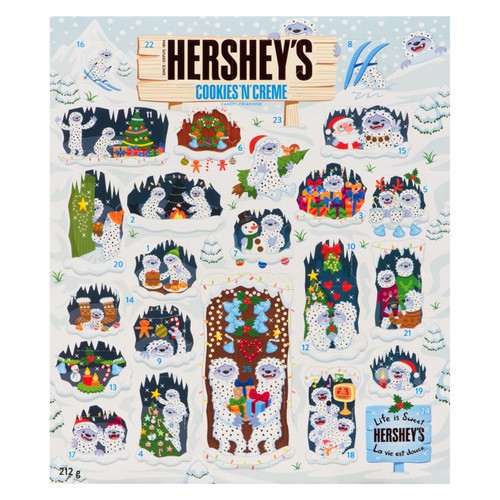 Hershey's Christmas Novelty Chocolate Cookies N Creme 212 g