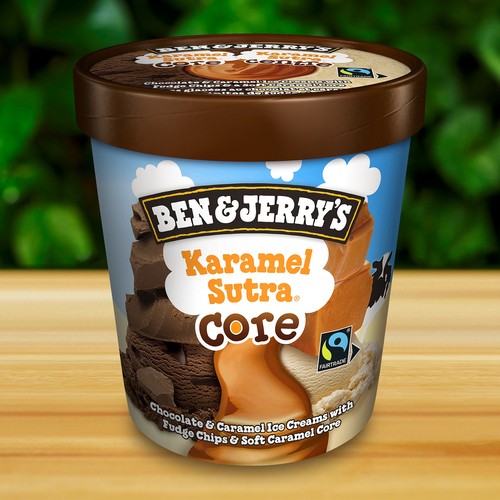 Ben & Jerry's Ice Cream Karamel Sutra® Core With Fairtrade