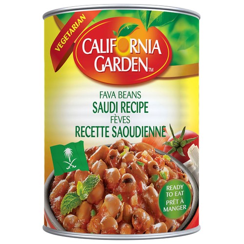 California Garden Canned Fava Beans Saudi Recipe 450 g