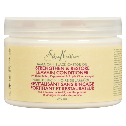 SheaMoisture Conditioner Jamaican Black Castor Oil Leave-In Strength & Restore  340 ml