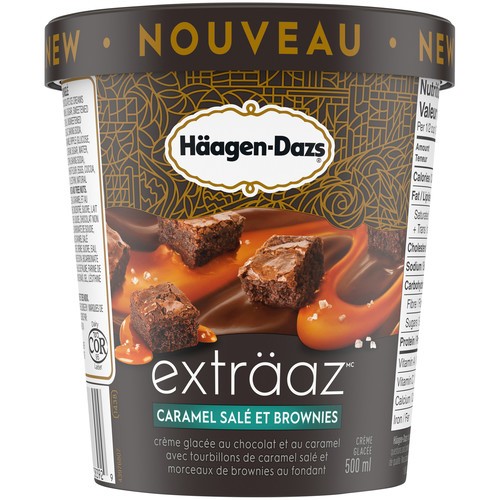 Häagen-Dazs Exträaz Ice Cream Salted Caramel Brownie 500 ml