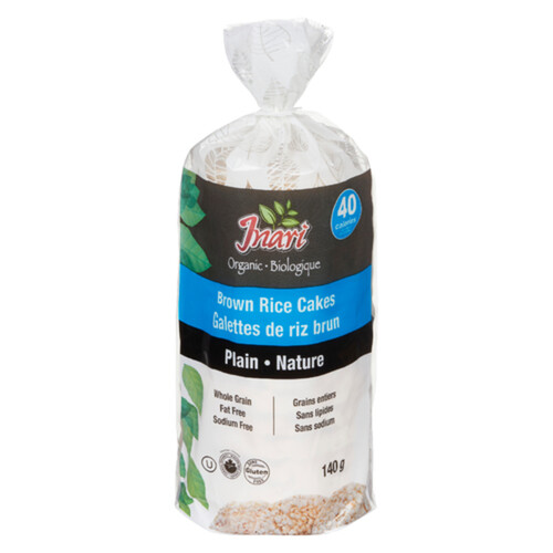 Inari Organic Rice Cakes Salt Free 140 g