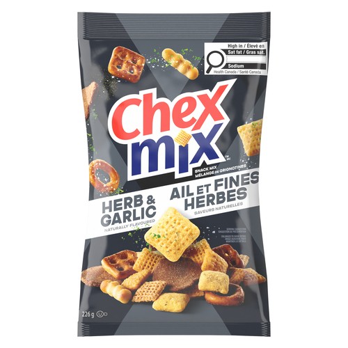 Chex Mix Savoury Snack Mix Garlic Herb 226 g