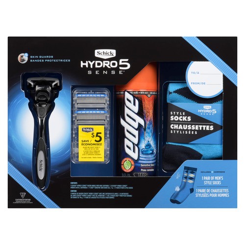 Schick Hydro 5 Sense Holiday Gift Box 
