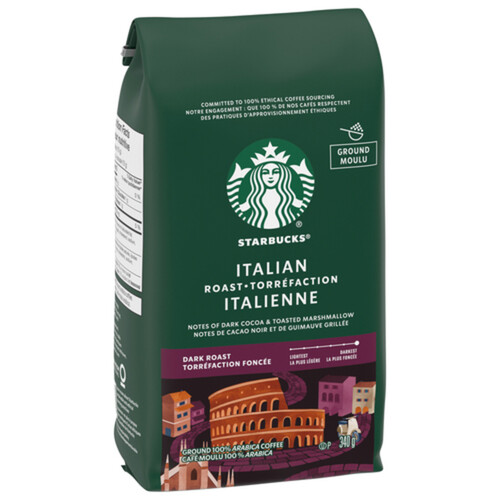 Starbucks Ground Coffee Italian Roast Dark 340 g