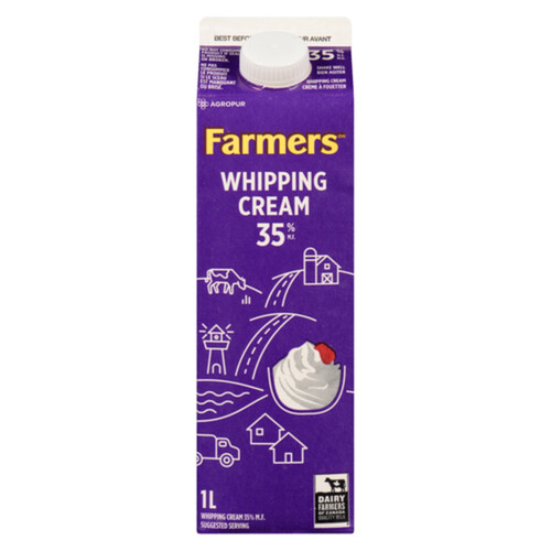 Farmers 35% Whipping Cream 1 L