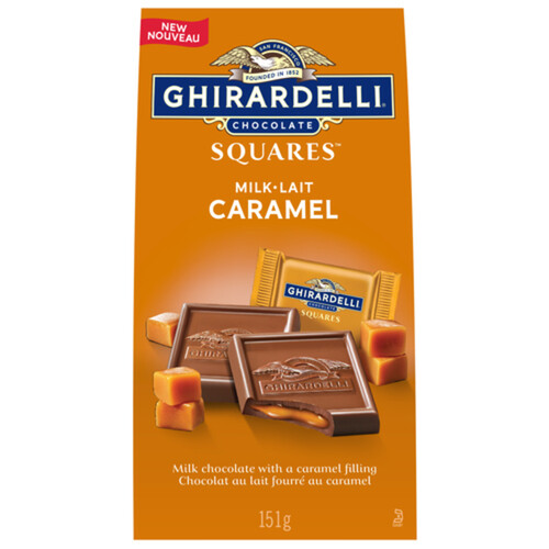 Ghirardelli Milk Chocolate Caramel Squares Bag 151 g