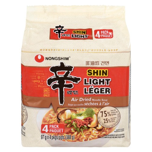Nongshim Shin Ramyun Light Soup 4 x 97 g