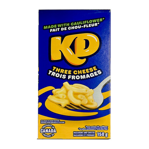 Kraft Dinner Macaroni & Cheese Made With Cauliflower Three Cheese 150 g