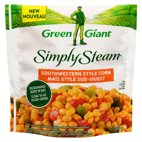 Green Giant Simply Steam Corn Southwest Style 269 g (frozen)