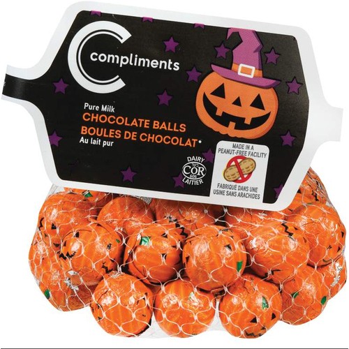 Compliments Halloween Chocolate Balls Pure Milk 200 g