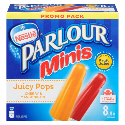 Nestle Minis Juicy Pops Cherry & Mango Peach 8 x 45 ml